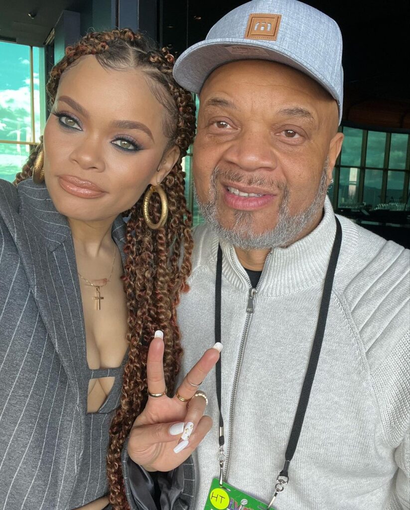 Andra Day and her Father Joe Batie