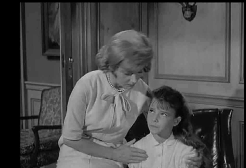 Barbara Billingsley and Chrystine Jordan in Leave It to Beaver (1957) 