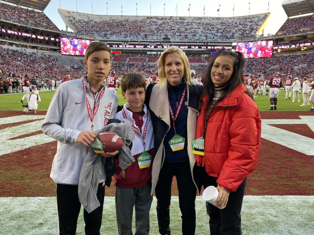 Laura Ingraham manages to spend quality time with her children despite her busy schedule.