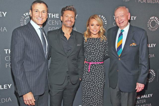 Art Moore with Michael Gelman, Ryan Seacrest and Kelly Ripa